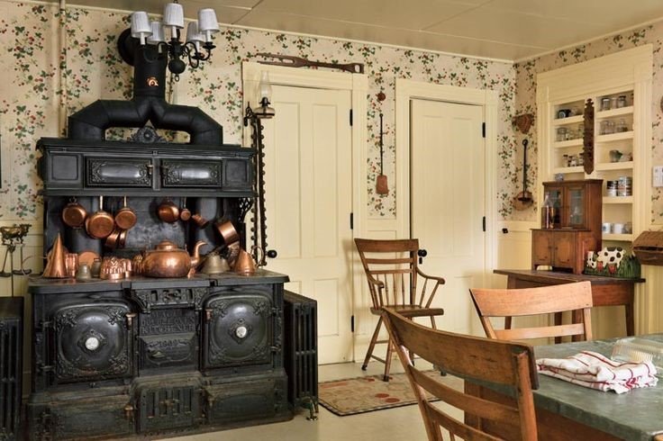 Cast iron stove - advent of electricity and gas - industrial revolution